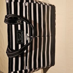 Scout Uptown Girl Striped Pocket Tote